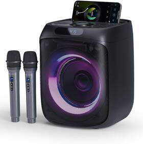 Green Keeper Gks60 Karaoke Machine For Adults Portable Bluetooth Party Speaker Black