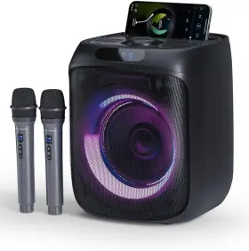 Gks60 Green Keeper Karaoke Machine For Adults Portable Bluetooth Party Speaker Black