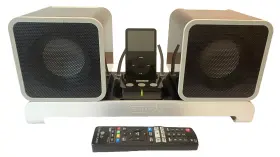6384a-1201 Griffin Evolve Wireless Ipod Docking Sound System Base With Remote