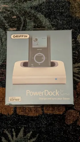 9211-snsadk Griffin Nib New Sealed Powerdock Sansa Digital Mp3 Media Player Audio Line Out
