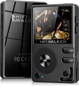 Hifi Walker 445002484435 H2 Mp3 Player With Bluetooth 5.2 Lossless Dsd Flac Dig