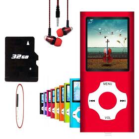 Hotechs. 67687 Mp3 Player / Mp4 Music With 32gb Memory Sd Card Sl