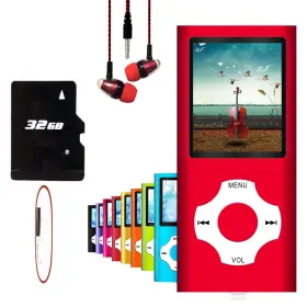 67687 Hotechs. Mp3 Player / Mp4 Music With 32gb Memory Sd Card Sl