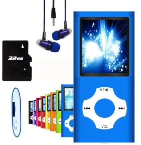 Lx-b2 Hotechs. Mp3 Player / Mp4 Music With 32gb Memory Sd Card Sl