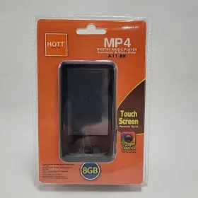 A11-bk Hott Mp4 Player 8 Gb Touch Screen Fm Radio