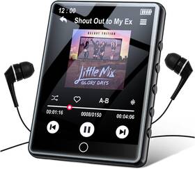 Hovoynn 445040334341 64gb Mp3 Player With Bluetooth 5.3 2.8-inch Touch Screen Digital Music