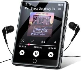 Hovoynn 445040334341 64gb Mp3 Player With Bluetooth 5.3 2.8-inch Touch Screen Digital Music