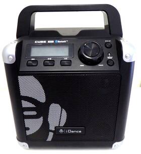 Idance 886898005019 Mobile Cube Bc1wh 50 Watt Portable With Bluetooth Mic Mixer Usb/mp3 Play