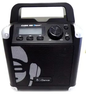 Bc1wh Idance 886898005019 Mobile Cube 50 Watt Portable With Bluetooth Mic Mixer Usb/mp3 Play