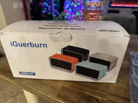 Geb107 Iguerburn Dementia Music Player For Elderly Orange Sd Card Songs Works