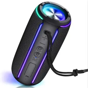 B0fnw6qbtv Infurture Portable Bluetooth Speaker 40w Rgb Lights Tws 15h Playtime