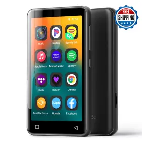 B0c615pmpr Innioasis Mp3 Player With Bluetooth And Wifi Spotify Audible 80gb Storage E-reader