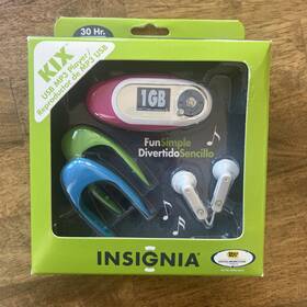 Insignia Ns-1a10f Kix 2gb Usb Mp3 Player Digital Music Best Buy Exclusive - New In Box