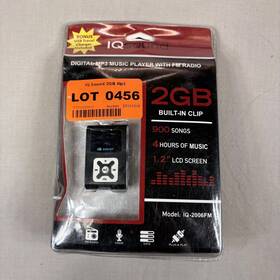 Iq Sound Iq-2006fm 2gb Digital Mp3 Player Fm Radio 1.2 Lcd Voice Recorder Black