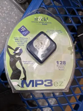 Mp3ez Irock 0930 Digital Music Player 128 Mb Model 930 Blue Brand New