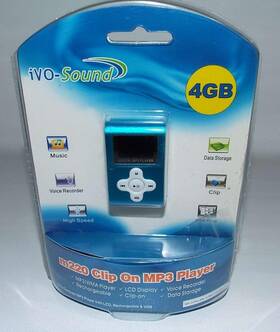 Ivo-sound Mp-2204gbr-11 New Sealed Mp3 Player Ivo-sound 4gb Digital Video Voice Recorder High Speed 2008