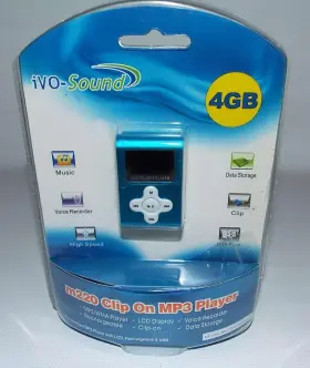 Mp-2204gbr-11 Ivo-sound New Sealed Mp3 Player 4gb Digital Video Voice Recorder High Speed 2008