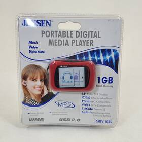 Jensen Smpv-1gbs Portable Digital Audio Player New Sealed Mp3 Retro Wma Usb 2.0