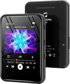 Jojolepai 313028246238 Mp3 Player With Bluetooth Full Touch Screen Music Speaker And Micro
