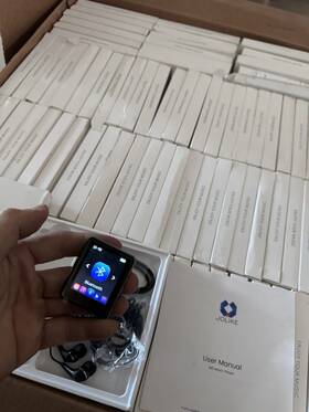 Jolike 744110687248 30 Mp3 Player Bluetooth 5.0 Touch Screen Music 16gb Portable