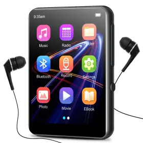 M4s-32gb Jolike 64gb Mp3 Player With Bluetooth Full Touch 2.4 Screen And Mp4 Buil