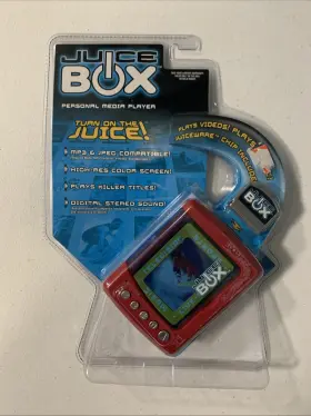 Juice Box 027084236477 New Personal Media Player Red Mattel 2004