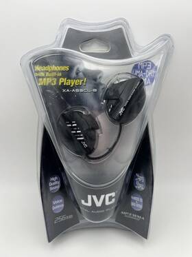 Jvc Xa-a55cl Vintage Black 256 Mb Digital Media Player Mp3 Combo New