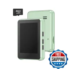 B0fy6fh7gz Keenplus Simple Mp3 Player With Bluetooth 5.3 Zinc Alloy Metal Portable Music 2.4 Inch