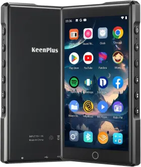 Blk01 Keenplus 144gb Mp3 Player With Bluetooth And Wifi 4.3 Inch Fhd Zinc Alloy Panel Touch Scre