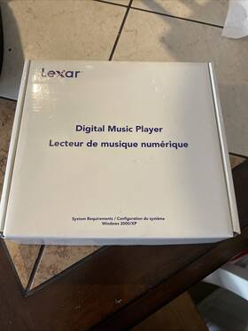 Lexar Mda256-682 Digital Music Player Nib Mp3