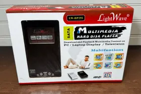 Lw-hp25s Lightwave New Hdd Multimedia Hard Disk Player - Please Read Description