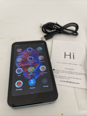 Luoran X0036f55st M4/ Mp3 Player Wifi Bt 8gb. Open Box Tested