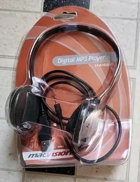 Ma168-2 Macvision Digital Mp3 Player 256 Mb Head Set Rechargable