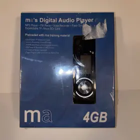 Ul005 Mas Digital Audio 4gb Mp3 Player Voice Recorder Fm Radio Flash Drive Sealed