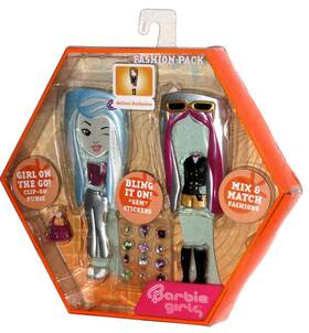 Mattel 027084500714 Barbie Girls Mp3 Mix Match Fashion Pack Purse Boots Shoes Gems For Player 2007
