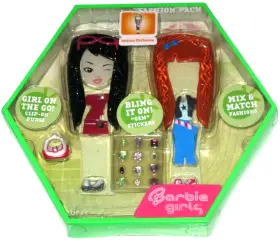 Mattel 027084500721 Barbie Girls Mp3 Girl On The Go Hairstyles Outfits Purse Shoes For Player 2007