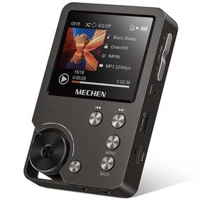 Mechen 607469642453 M30 Hi-res Mp3 Player - High Resolution Music Enjoyment Gray