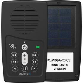 Megavoice B07l5n31dv King James Version Kjv Narrated By Paul Mims Handheld Solar Powered