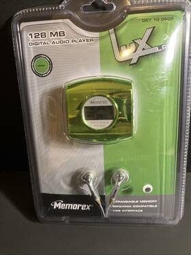 Memorex Mmp3682 New Vintage Green Mp3 Player 128 Mb