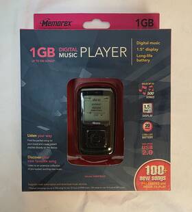 Memorex Mmp8565 1gb Digital Music Player New Mp3 Vintage Early 2000s