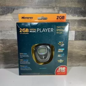 Mmp8587 Memorex Mmp8567 2gb Clip And Play Music Black Digital Player Model