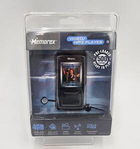 Memorex Mmp8640 4gb Video Mp3 Player Pre-loaded With 500 Songs New In Box