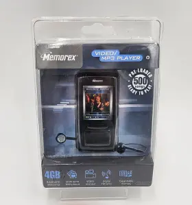 Mmp8640 Memorex 4gb Video Mp3 Player Pre-loaded With 500 Songs New In Box