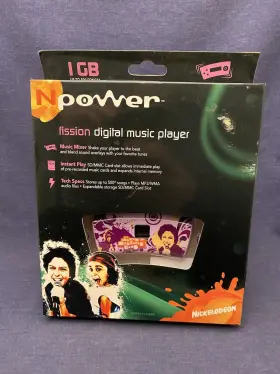 Nmp4101-nbbp Memorex Nip 2007 Viacom N Power Fission Digital Music Player Nickelodeon Naked Brothers