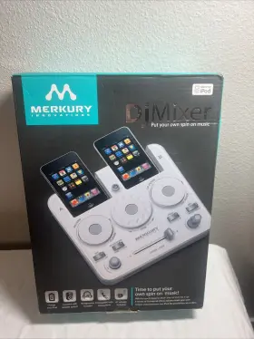 Mi-is3050 Merkury Innovations Dj Mixer Made For Ipod. Model
