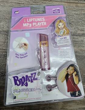 Mga 549851 Bratz Plugged Liptunes Lipstick Mp3 Player 256mb Storage Sealed
