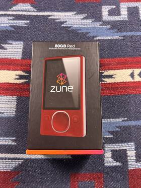 Microsoft Hpa-00010 Zune 80 Red Gb Digital Media Player - Open Box Y2k Vintage Music