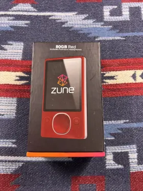 Hpa-00010 Microsoft Zune 80 Red Gb Digital Media Player - Open Box Y2k Vintage Music
