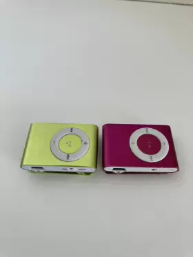 Ar-m20 Mini Lot Of 2 Mp3 Player Bundle With Headphones Clip Charger Multimedia