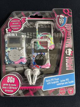 Monster High 1330514 Vintage 2014 Mp3 Player 8gb New